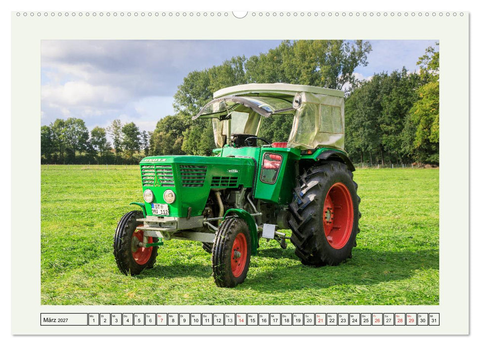 Alte Schätzchen - Traktoren (CALVENDO Premium Wandkalender 2027)