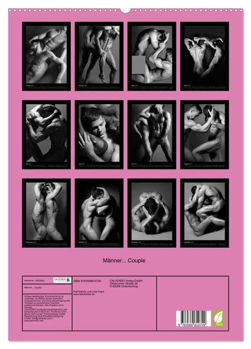 Männer... Couple (CALVENDO Premium Wandkalender 2027)