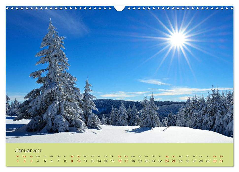 Das Erzgebirge Welterbe und Natur (CALVENDO Wandkalender 2027)