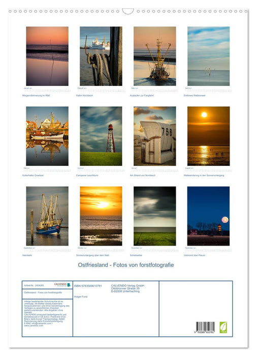 Ostfriesland - Fotos von forstfotografie (CALVENDO Wandkalender 2027)