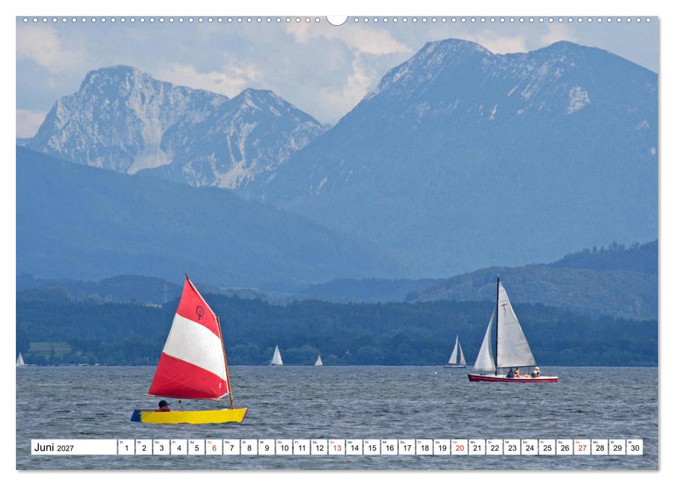 Chiemsee - Sommerferien am bayrischen Meer (CALVENDO Wandkalender 2027)