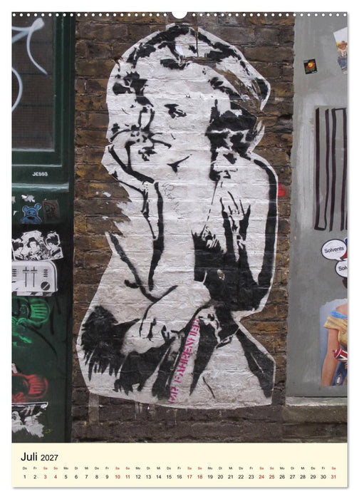 StreetArt London (CALVENDO Premium Wandkalender 2027)