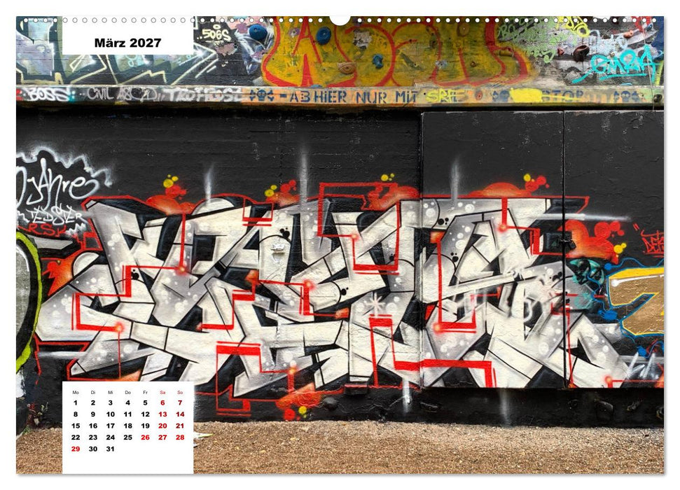 Hamburg Graffiti (CALVENDO Wandkalender 2027)