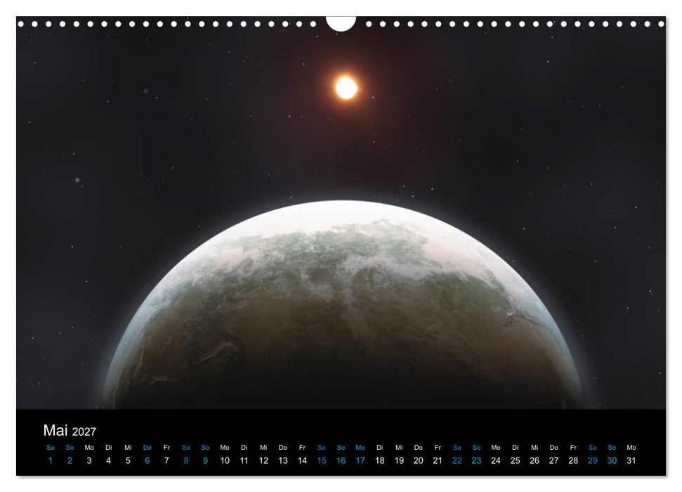 Weit entfernte unbekannte Welten (CALVENDO Wandkalender 2027)