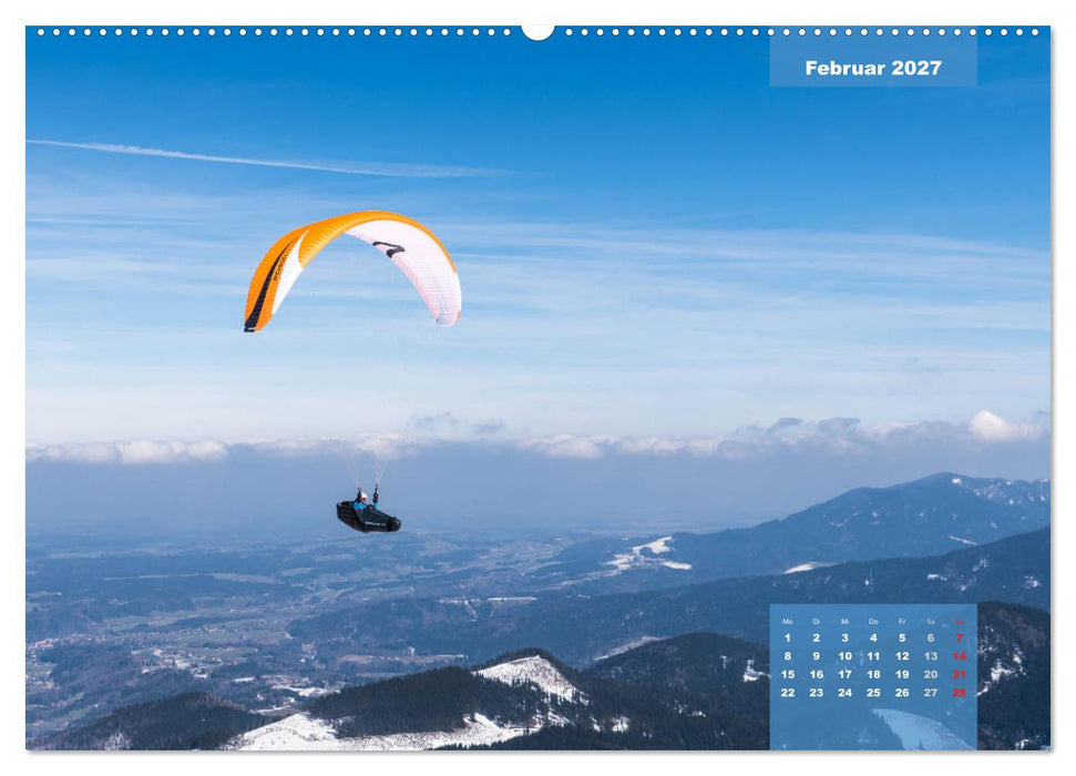 Paragliding - Aufbruch zu neuen Höhenflügen (CALVENDO Wandkalender 2027)