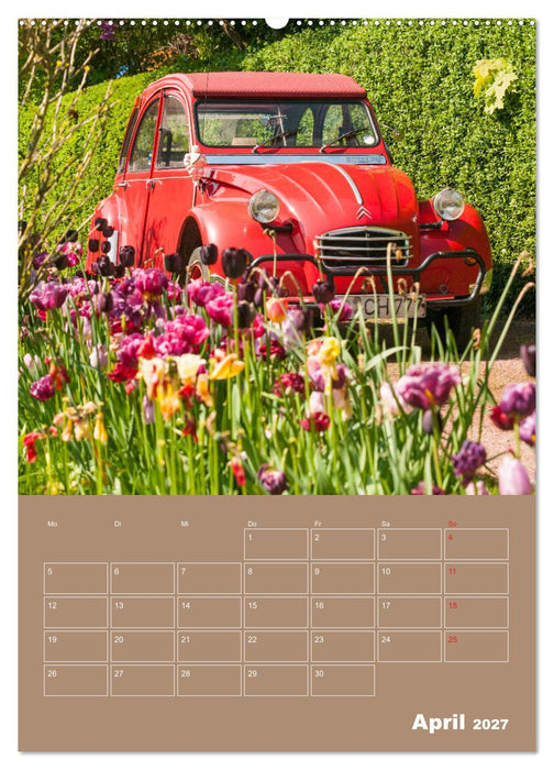 Citroën 2 CV – Flower Power (CALVENDO Wandkalender 2027)