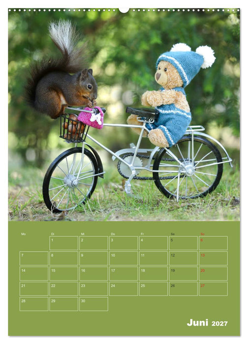 Eichhörnchen - Abenteuer mit Freund Teddy (CALVENDO Wandkalender 2027)