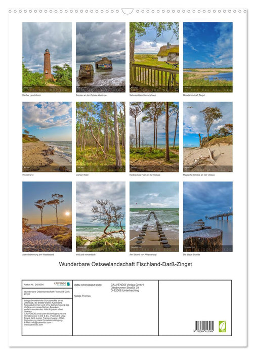 Wunderbare Ostseelandschaft Fischland-Darß-Zingst (CALVENDO Wandkalender 2027)