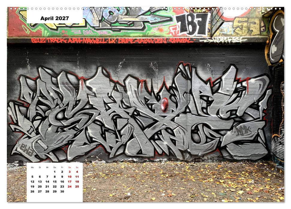 Hamburg Graffiti (CALVENDO Premium Wandkalender 2027)