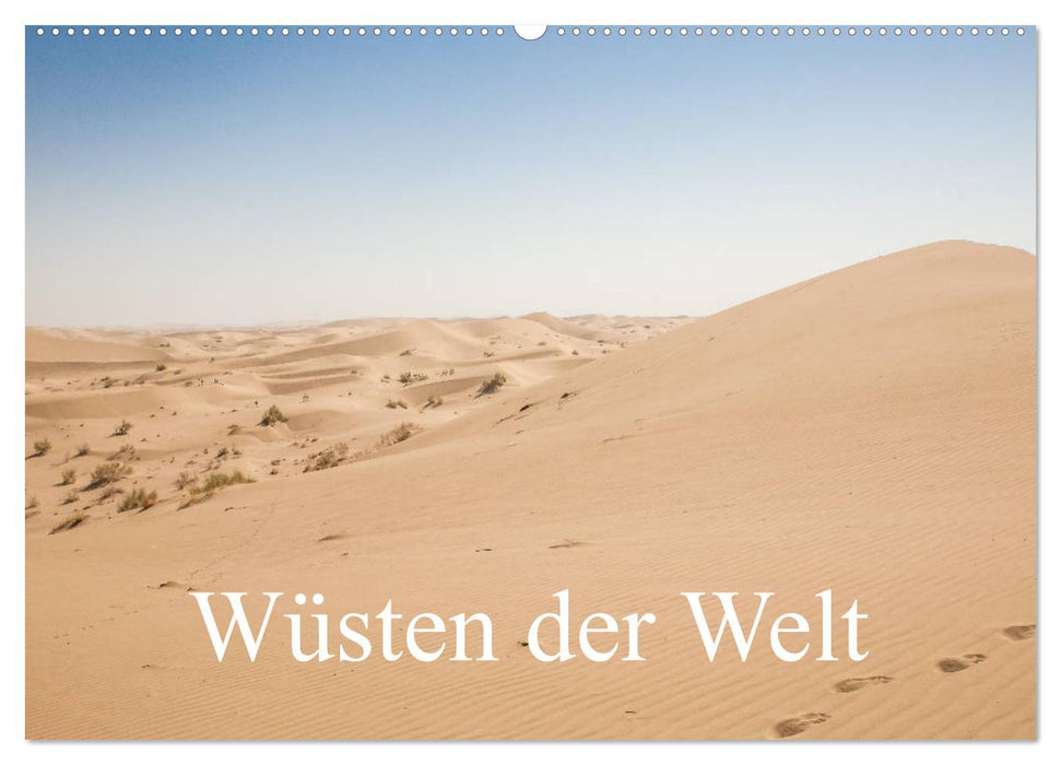 Wüsten der Welt (CALVENDO Wandkalender 2027)