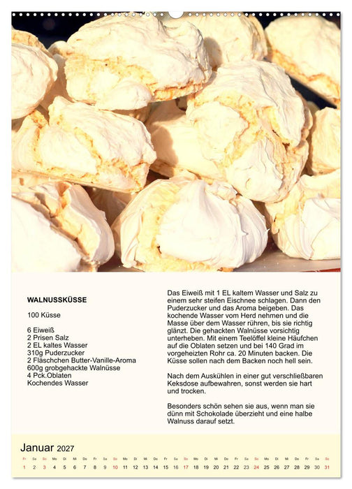Plätzchen. Kekse für das ganze Jahr! (CALVENDO Premium Wandkalender 2027)
