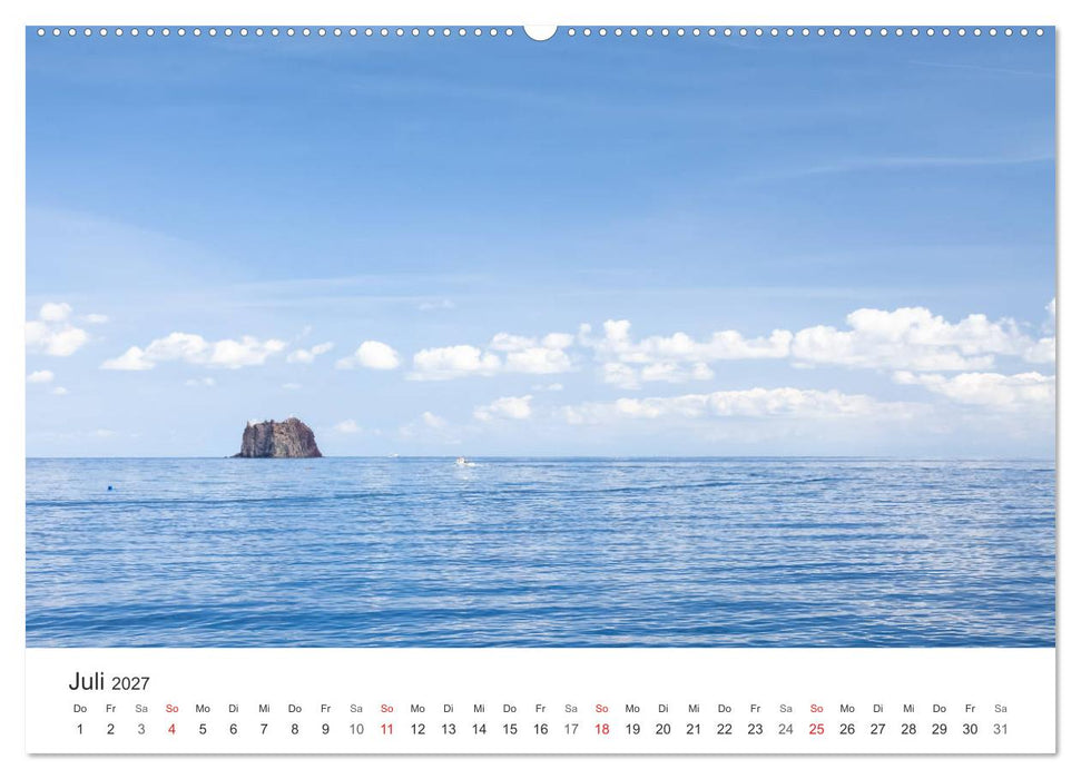 Liparische Inseln - Vulkane im Mittelmeer (CALVENDO Premium Wandkalender 2027)