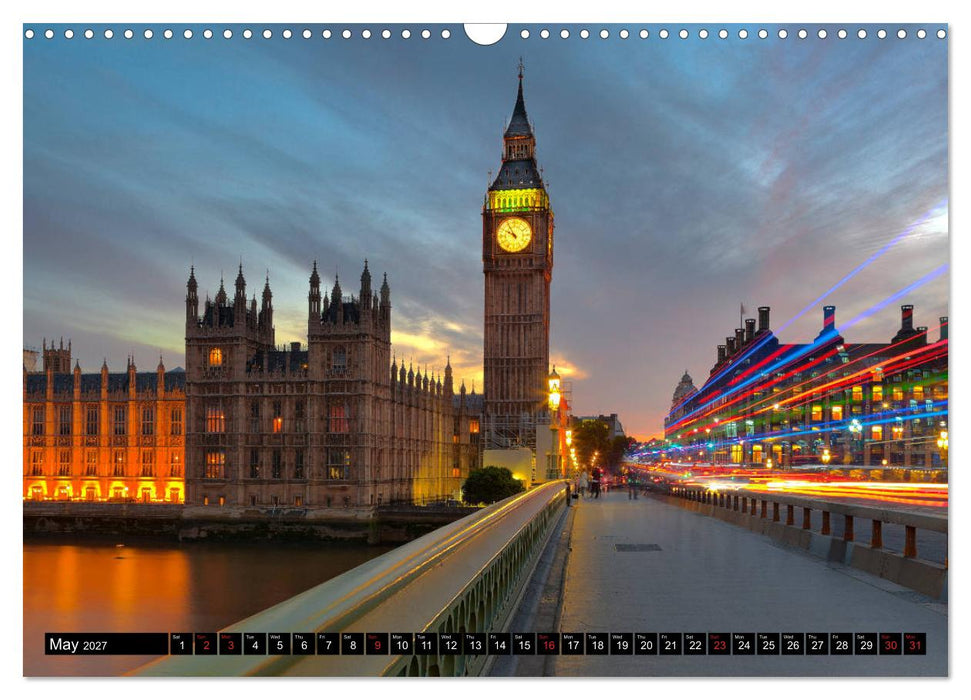 Landmarks of London (CALVENDO Monthly Calendar 2027)