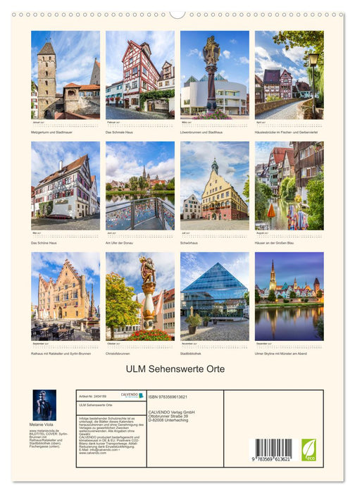 ULM Sehenswerte Orte (CALVENDO Premium Wandkalender 2027)