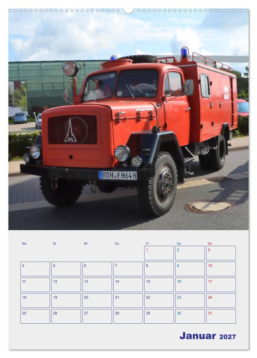 FEUERWEHR-Legende (CALVENDO Wandkalender 2027)