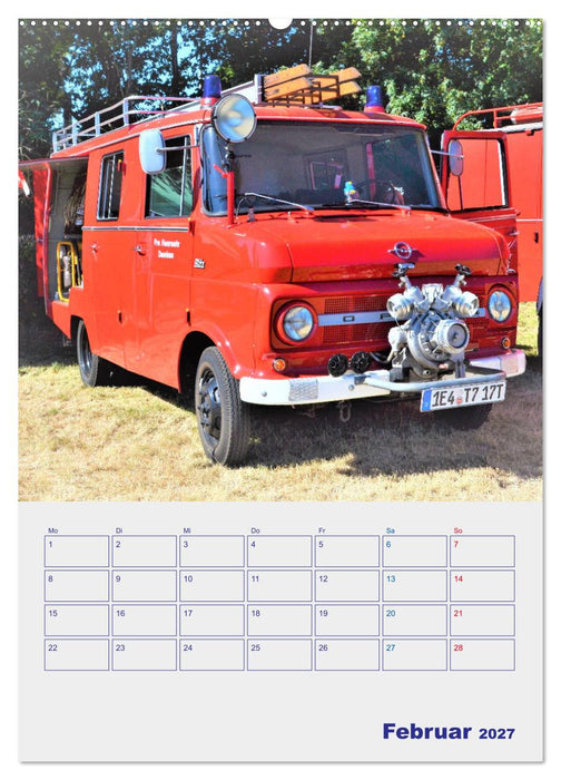 FEUERWEHR-Legende (CALVENDO Wandkalender 2027)