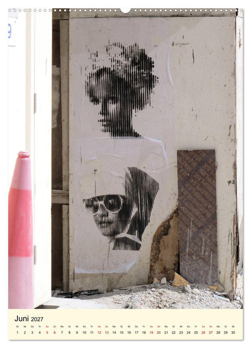 Flower Power in StreetArt (CALVENDO Wandkalender 2027)