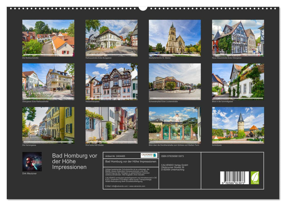 Bad Homburg vor der Höhe Impressionen (CALVENDO Premium Wandkalender 2027)