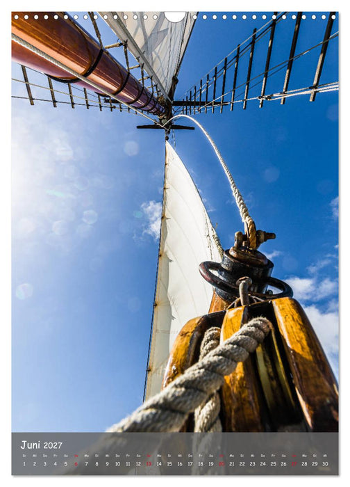 Maritime Details klassischer Yachten (CALVENDO Wandkalender 2027)