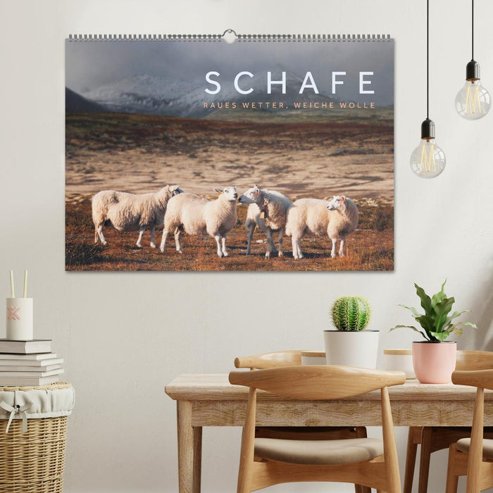 Schafe - Raues Wetter, weiche Wolle (CALVENDO Wandkalender 2027)