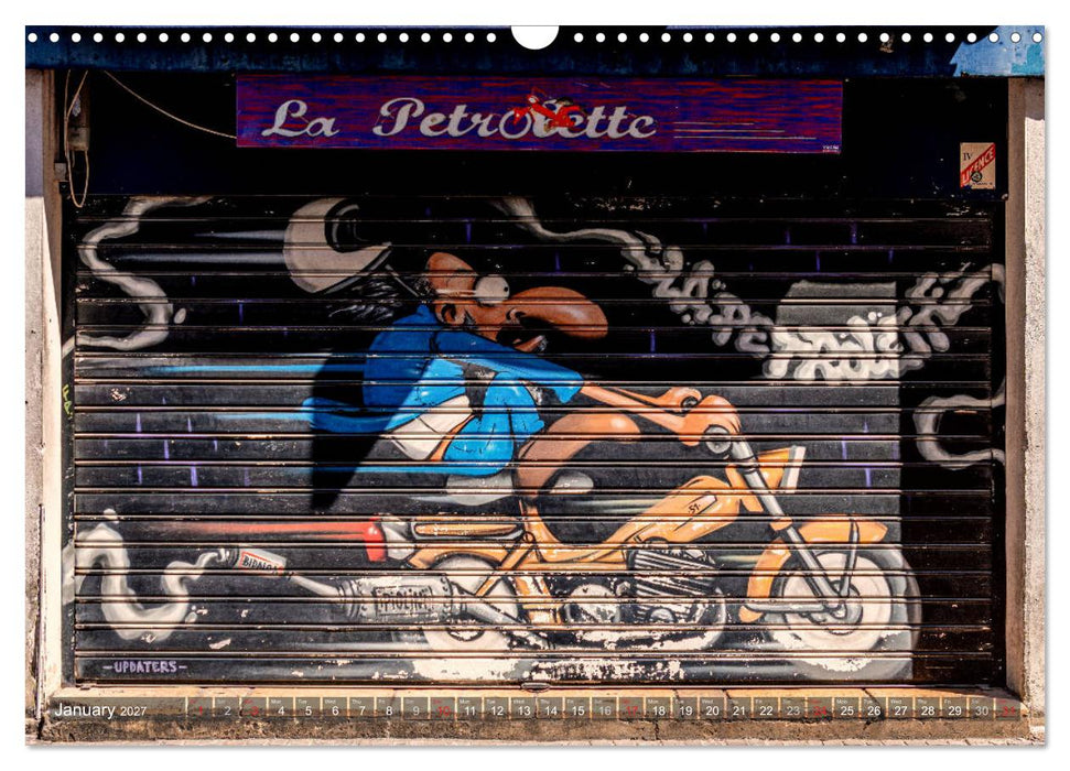 Streetart for Globetrotters (CALVENDO Monthly Calendar 2027)