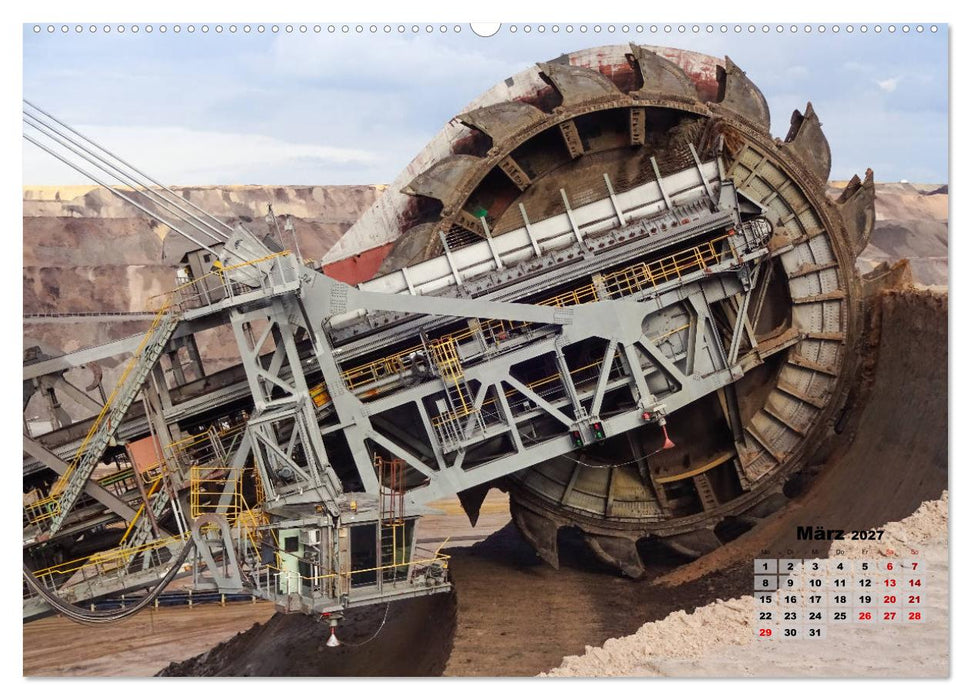 Giganten im Tagebau Garzweiler II (CALVENDO Wandkalender 2027)