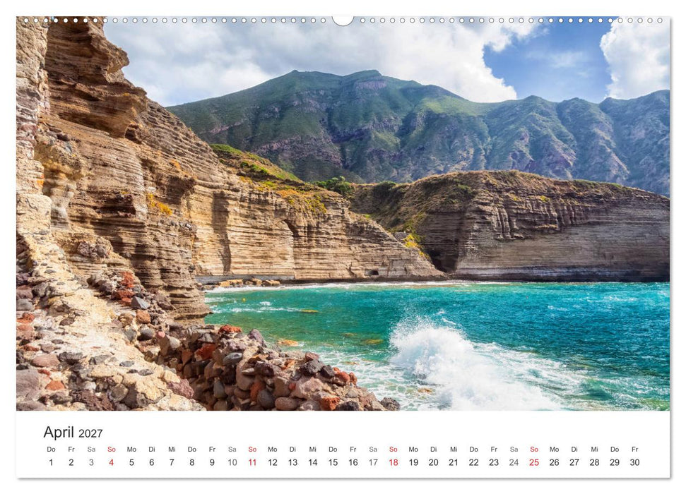 Liparische Inseln - Vulkane im Mittelmeer (CALVENDO Wandkalender 2027)