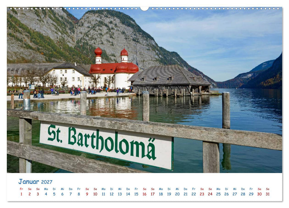 Der Königssee Perle unter dem Watzmann (CALVENDO Wandkalender 2027)