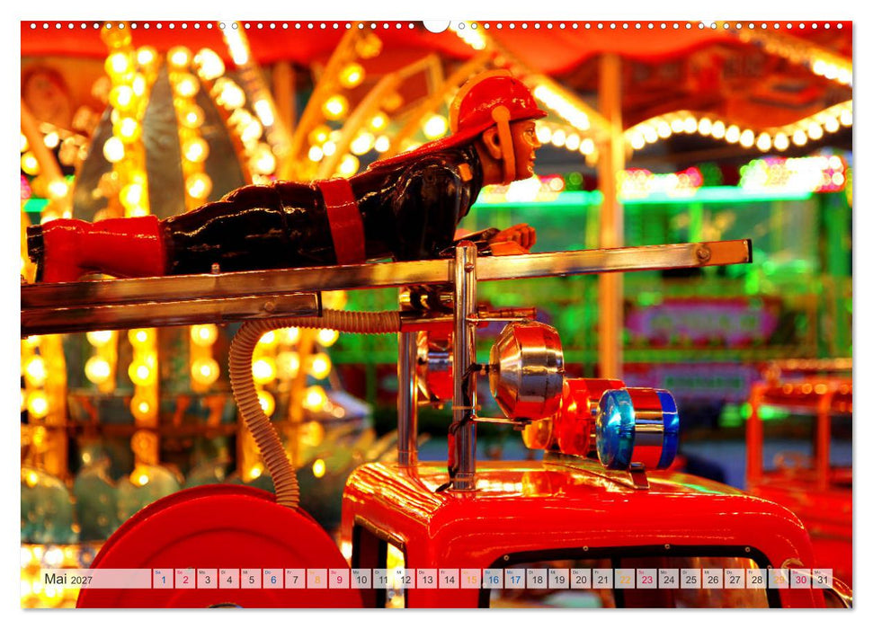 Kirmes ist Kult - Tanz der Lichter und Farben (CALVENDO Wandkalender 2027)