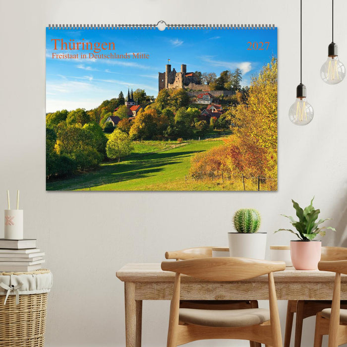 Thüringen Freistaat in Deutschlands Mitte (CALVENDO Wandkalender 2027)