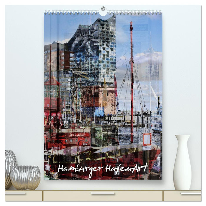 Hamburger HafenArt (CALVENDO Premium Wandkalender 2027)