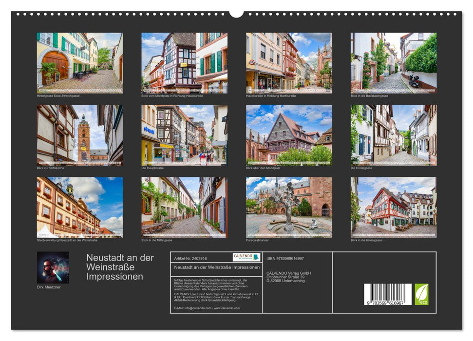 Neustadt an der Weinstraße Impressionen (CALVENDO Premium Wandkalender 2027)