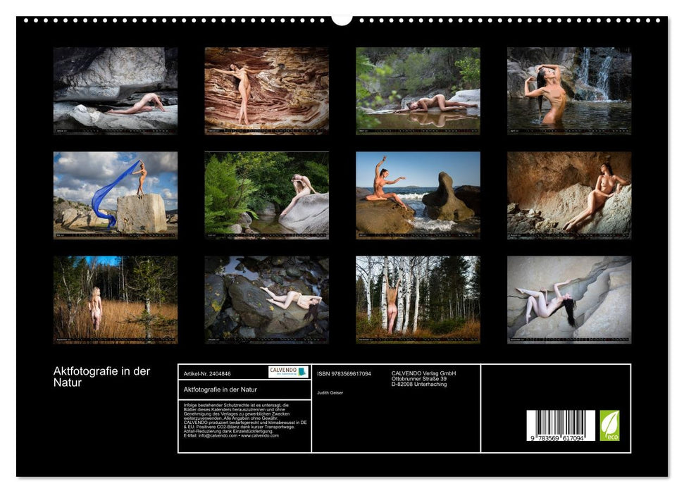 Aktfotografie in der Natur (CALVENDO Premium Wandkalender 2027)