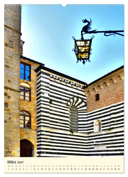 Toskana - Unterwegs in Volterra (CALVENDO Wandkalender 2027)