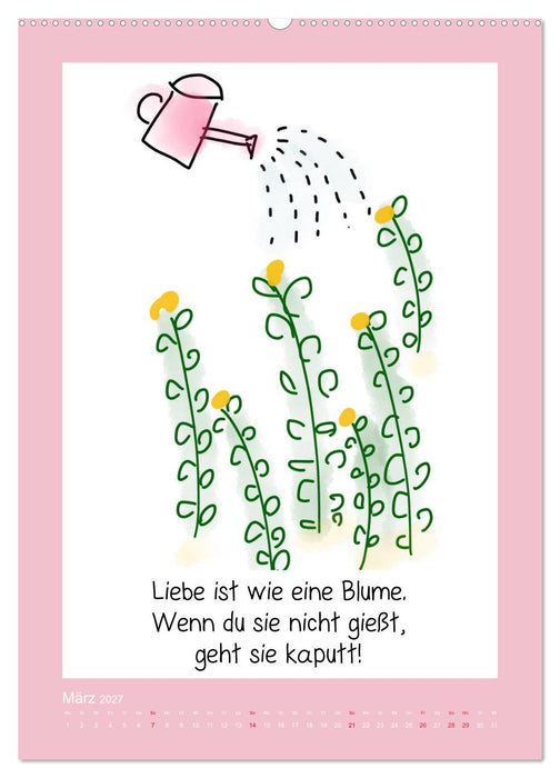 Weisheiten und Sprüche für mehr Lebensfreude! (CALVENDO Premium Wandkalender 2027)