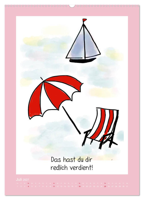 Weisheiten und Sprüche für mehr Lebensfreude! (CALVENDO Premium Wandkalender 2027)