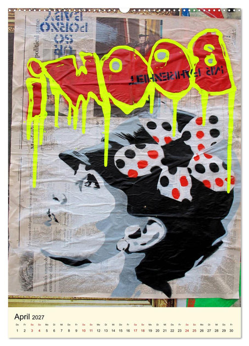 StreetArt London (CALVENDO Wandkalender 2027)