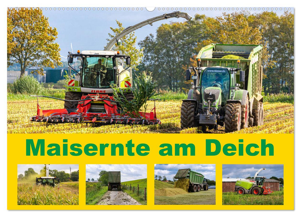 Maisernte am Deich (CALVENDO Wandkalender 2027)