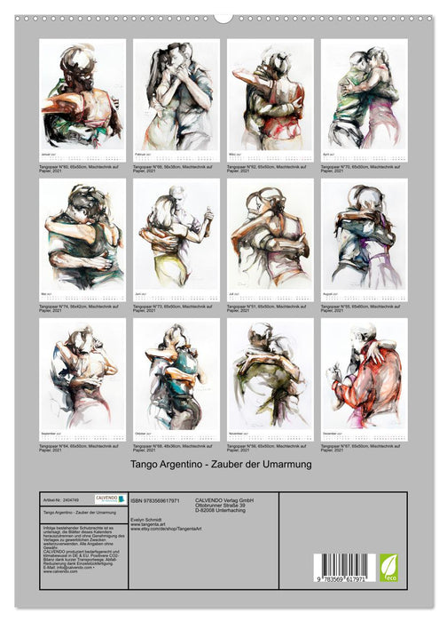 Tango Argentino - Zauber der Umarmung (CALVENDO Premium Wandkalender 2027)