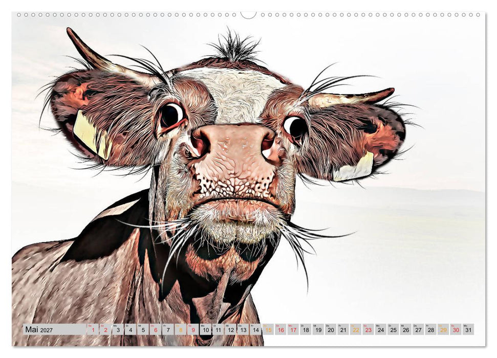 Rindviecher unglaublich (CALVENDO Wandkalender 2027)