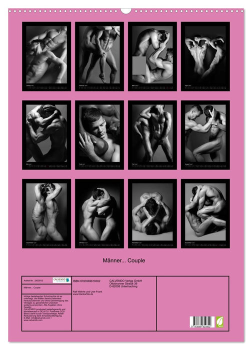 Männer... Couple (CALVENDO Wandkalender 2027)