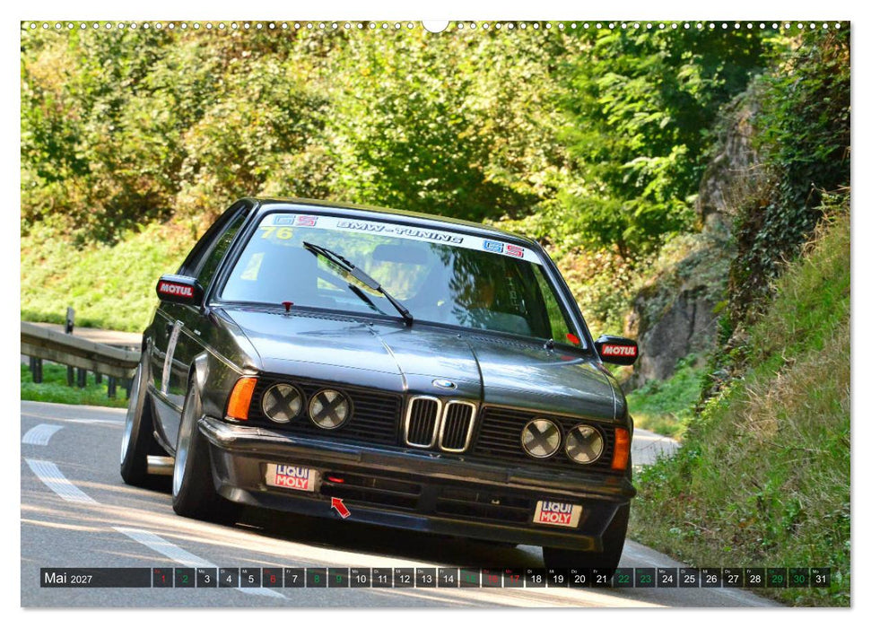 OLDTIMER BERGRENNEN - BMW Fahrzeuge (CALVENDO Premium Wandkalender 2027)