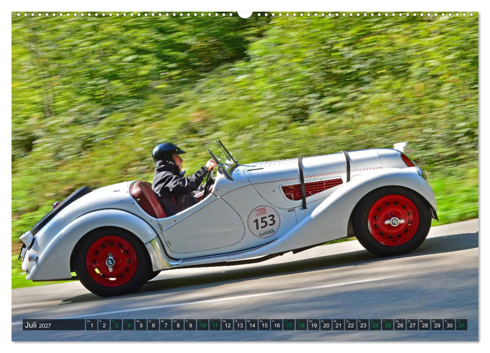 OLDTIMER BERGRENNEN - BMW Fahrzeuge (CALVENDO Premium Wandkalender 2027)