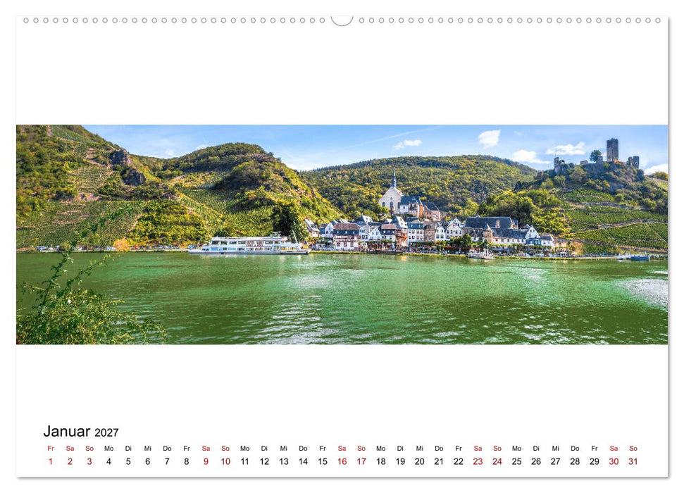 Mosel im Panorama (CALVENDO Premium Wandkalender 2027)