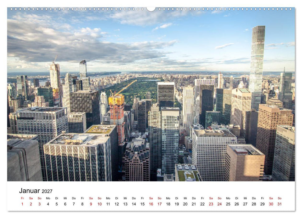 Weltstadt New York (CALVENDO Wandkalender 2027)