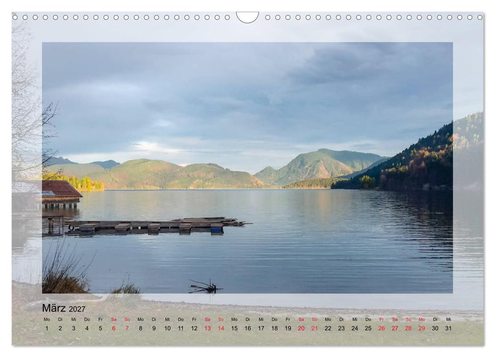 Walchensee (CALVENDO Wandkalender 2027)