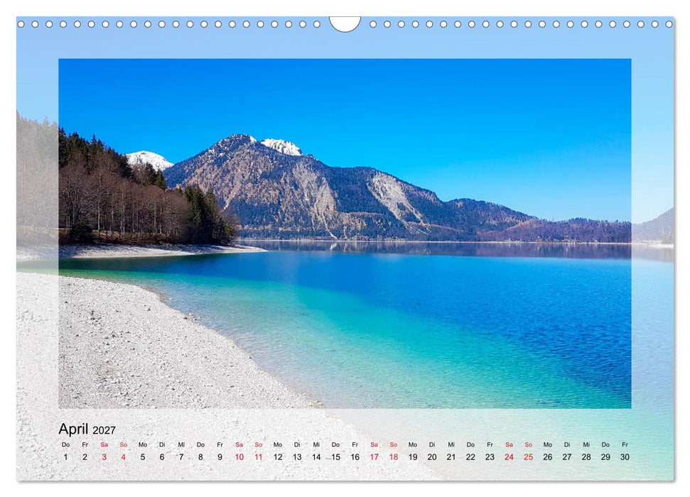 Walchensee (CALVENDO Wandkalender 2027)