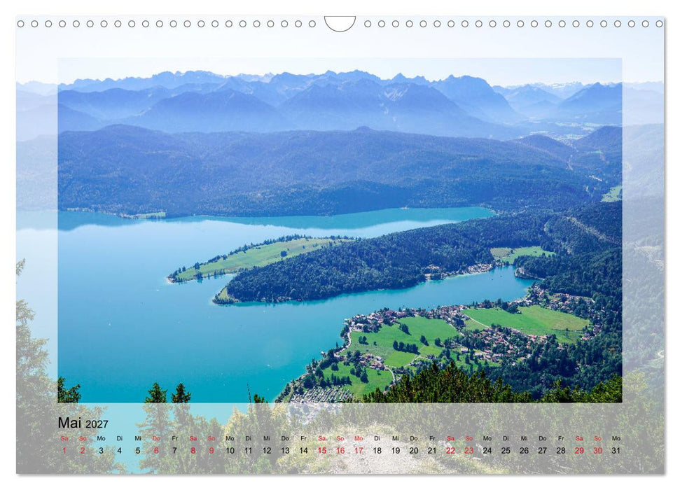 Walchensee (CALVENDO Wandkalender 2027)