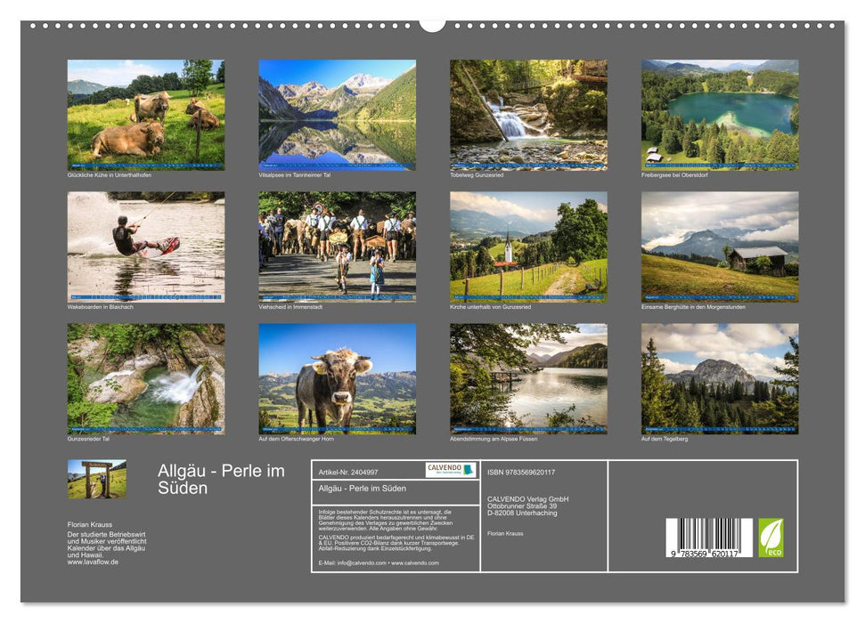 Allgäu - Perle im Süden (CALVENDO Premium Wandkalender 2027)