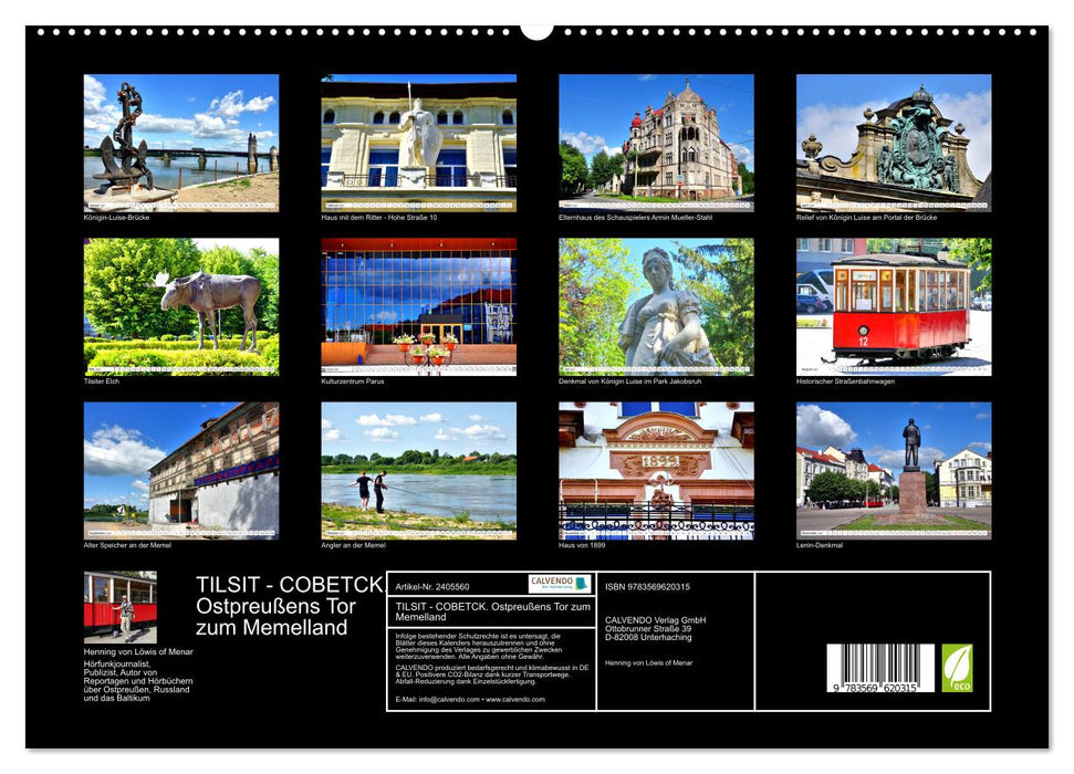 TILSIT - COBETCK. Ostpreußens Tor zum Memelland (CALVENDO Premium Wandkalender 2027)